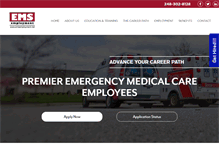 Tablet Screenshot of emsemployment.net